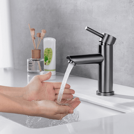 Mitigeur de lavabo finition gun metal - Evelyn