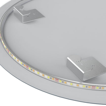 Miroir rond avec fonction anti-buée et éclairage LED réglable - 100 cm - AUSTIN