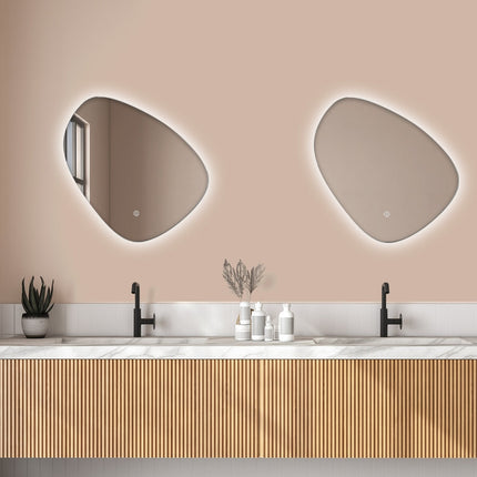 Miroir LED avec fonction anti-buée - 60 x 60 cm - GENEVA