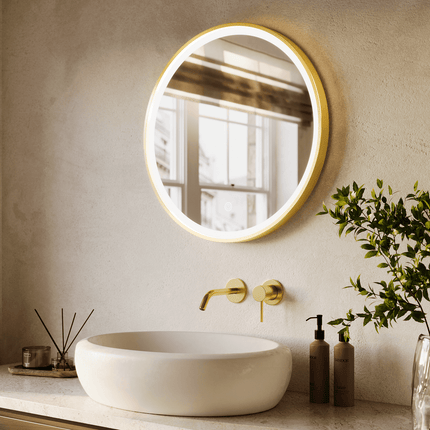 Miroir salle de bains avec fonction anti-buée et éclairage LED - 60 cm - LONDRES