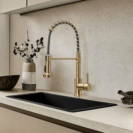 Mitigeur de cuisine avec douchette extractible LUXOR - DS CONCEPT