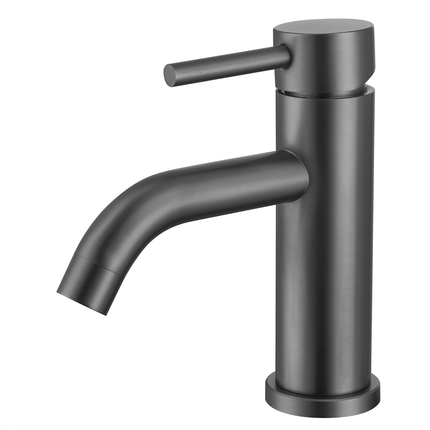 Mitigeur de lavabo bec haut finition Gun Metal - MACY