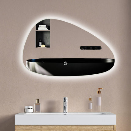Miroir LED anti-buée réglable - 60 cm - Malaga