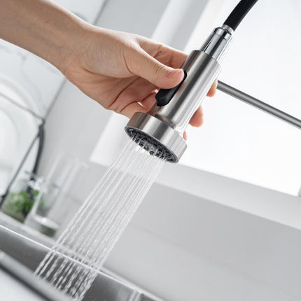 Mitigeur de cuisine moderne avec douchette extractible - PEARL