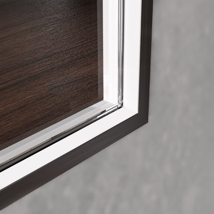 Miroir de salle de bains avec éclairage LED et fonction anti-buée - 80 cm - DS CONCEPT