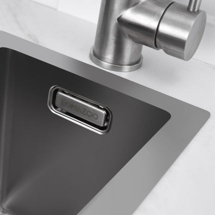 Évier design performant avec installation adaptable - 44 cm - Rincon