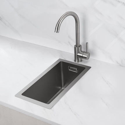 Évier design performant avec installation adaptable - 44 cm - Rincon