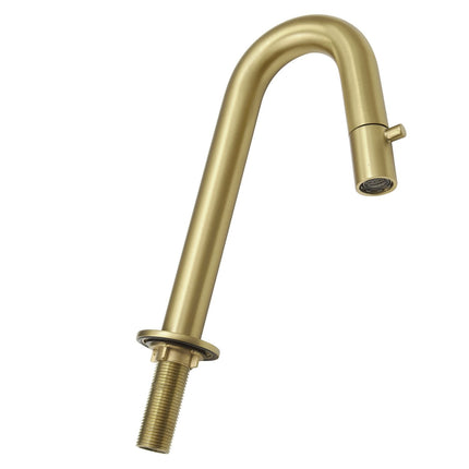 Robinet de lavabo doré design contemporain - DS CONCEPT Roma