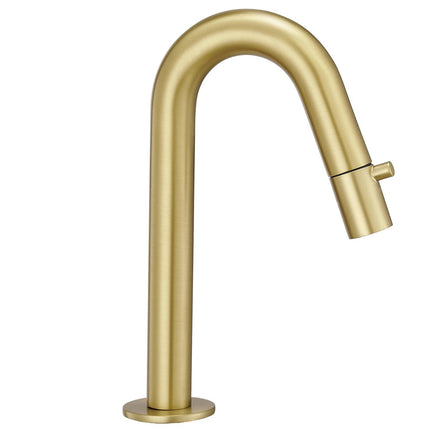 Robinet de lavabo doré design contemporain - DS CONCEPT Roma