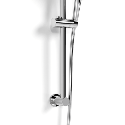 Mitigeur thermostatique baignoire avec douchette - chromé - 15 cm - Selvo