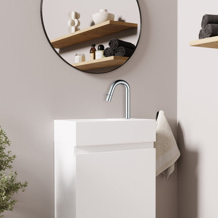 Robinet de lavabo chromé avec installation facile - SILFRA