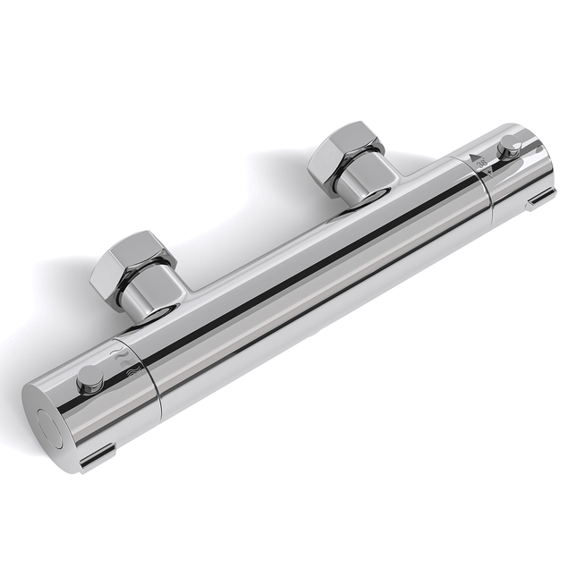 Mitigeur thermostatique de douche finition chromée - 12 cm - DS CONCEPT