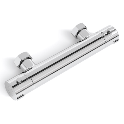 Mitigeur thermostatique de douche finition chrome - 15 cm