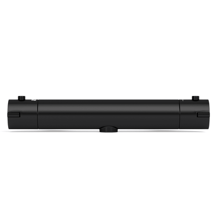 Mitigeur thermostatique de douche avec régulation thermostatique - noir mat - 15 cm