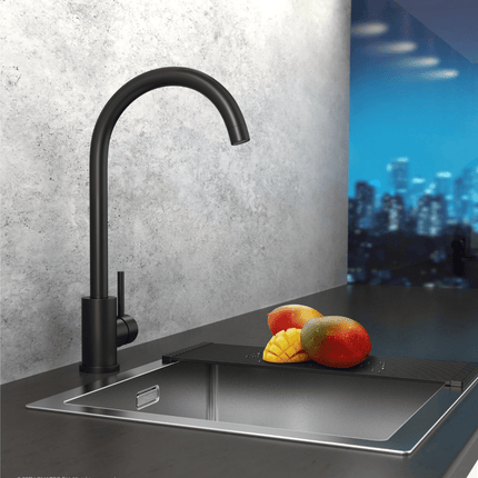 Mitigeur de cuisine finition noir mat - Titan
