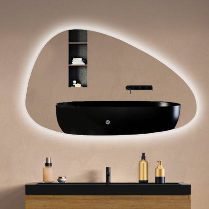 Miroir salle de bain LED avec fonction anti-buée - 100 cm - Valencia