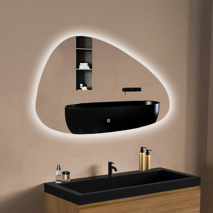 Miroir salle de bain LED avec fonction anti-buée - 100 cm - Valencia