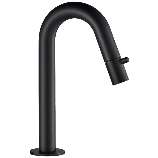 Robinet de lavabo design contemporain avec finition CleanPlus® - noir - Vichy