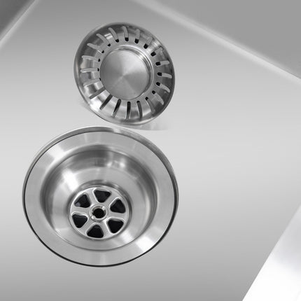 Évier double avec cuves profondes - acier inoxydable - 34-40 - Windsor