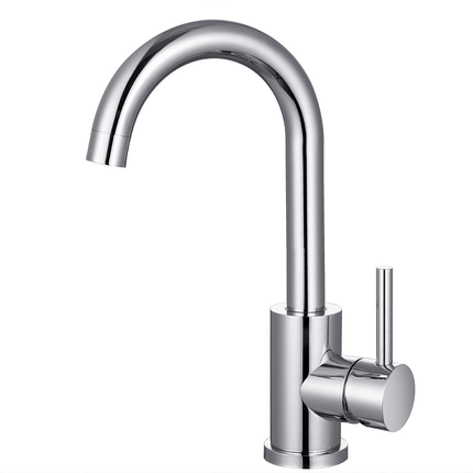 Robinet de lavabo design épuré avec aérateur innovant - chromé - Yener